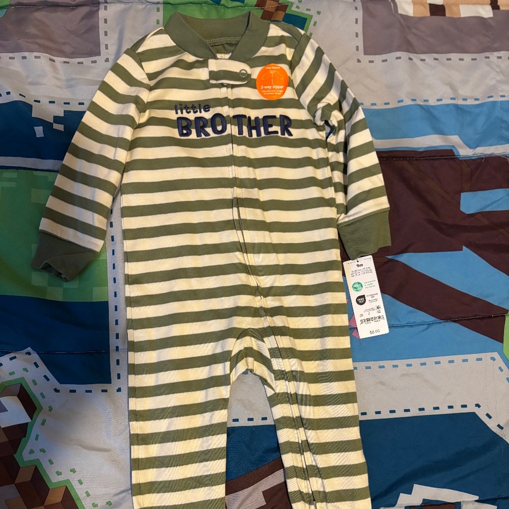 Carters little brother footed pajama